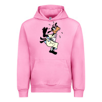 Fuchsia Pink day gift for cartoon goofy character Urban Hoodie - maiPhamDesign
