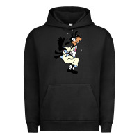 Pigment Black day gift for cartoon goofy character Urban Hoodie - maiPhamDesign