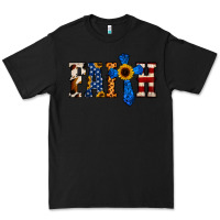 Black American Flag Faith Premium Tee - Jasminsmagicworld