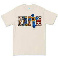 Bone American Flag Faith Premium Tee - Jasminsmagicworld