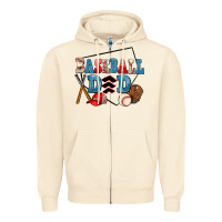 Sandshell baseball dad Zipper Hoodie - AdoDesignShop