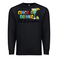 Black cinco de drinko bitchchoahos Premium Sweatshirt - JahusDesignShop