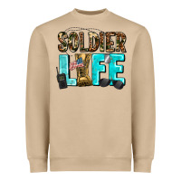 Mushroom soldier  life Heavyweight Sweatshirt - AdoDesignShop