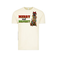 Vintage Arctic merry and bright german shepherd Vintage Tee - RanaPortraitStore