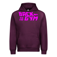 Mauve Wine back to  funny trend newthe gym Urban Hoodie - maiPhamDesign