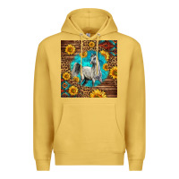 Antique Gold arabian horse Premium Hoodie - LillyAllenDesigns