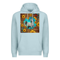Blue Mist arabian horse Premium Hoodie - LillyAllenDesigns