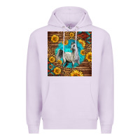Lilac arabian horse Premium Hoodie - LillyAllenDesigns