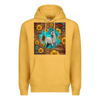 Mustard arabian horse Premium Hoodie - LillyAllenDesigns