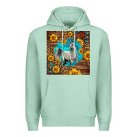 Seafoam arabian horse Premium Hoodie - LillyAllenDesigns