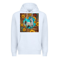 White arabian horse Premium Hoodie - LillyAllenDesigns