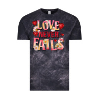 Cloud Black Love never fails Vintage Tee - FaDigitalArtStudio
