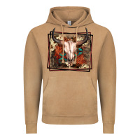 Vintage Camel Western Bull Skull Vintage Hoodie - FaDigitalArtStudio