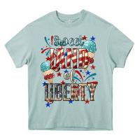 Arona Sweet land of liberty 4th of july Heavy Core Tee - HowdyJamesFarm