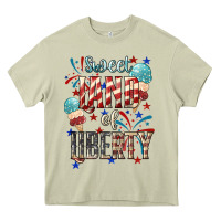 Mossy Sweet land of liberty 4th of july Heavy Core Tee - HowdyJamesFarm