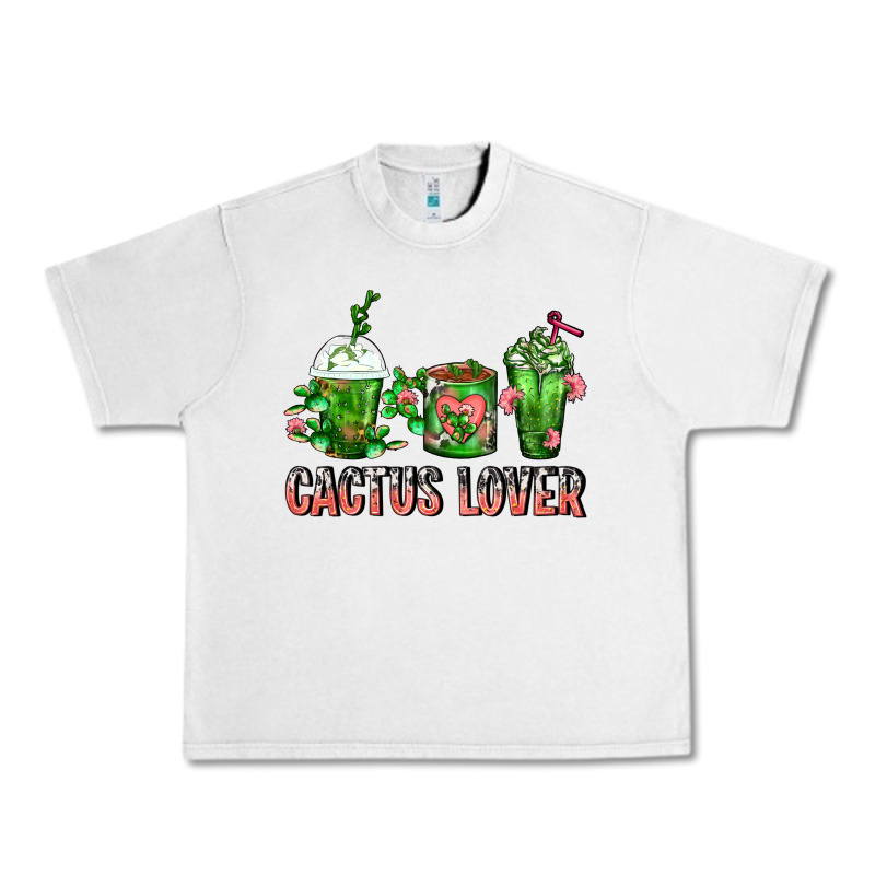 Cactus Lover Cactus Coffee Cups Urban Heavy Tee by FaDigitalArtStudio | Teevron