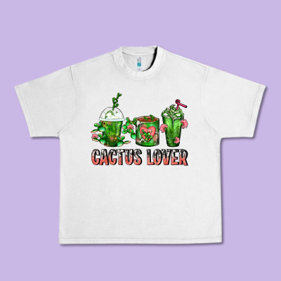 Cactus Lover Cactus Coffee Cups Urban Heavy Tee Designed By Fadigitalartstudio