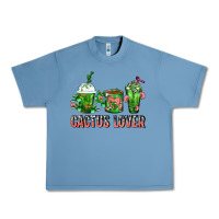 Pebble Blue Cactus Lover Cactus Coffee Cups Urban Heavy Tee - FaDigitalArtStudio
