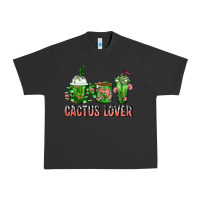 Pigment Black Cactus Lover Cactus Coffee Cups Urban Heavy Tee - FaDigitalArtStudio