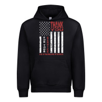 Black thank you for your service   veterans day t Urban Hoodie - maiPhamDesign