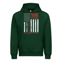 Forest Green thank you for your service   veterans day t Urban Hoodie - maiPhamDesign