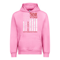 Fuchsia Pink thank you for your service   veterans day t Urban Hoodie - maiPhamDesign