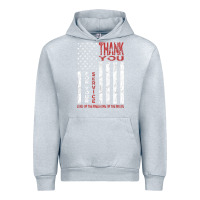 Heather Grey thank you for your service   veterans day t Urban Hoodie - maiPhamDesign