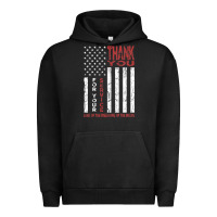 Pigment Black thank you for your service   veterans day t Urban Hoodie - maiPhamDesign