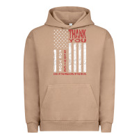 Pigment Burro thank you for your service   veterans day t Urban Hoodie - maiPhamDesign