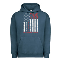 Pigment Midnight Navy thank you for your service   veterans day t Urban Hoodie - maiPhamDesign