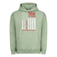Pigment Oil Green thank you for your service   veterans day t Urban Hoodie - maiPhamDesign