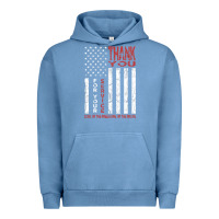Pigment Pebble Blue thank you for your service   veterans day t Urban Hoodie - maiPhamDesign