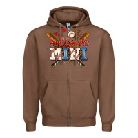 Chestnut ballpark mini Zipper Hoodie - AdoDesignShop