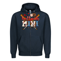 Navy ballpark mini Zipper Hoodie - AdoDesignShop