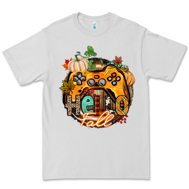 Hello Fall Gamer Premium Tee by CowGirlArtShop | Teevron