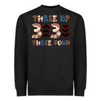 Black three up three down Heavyweight Sweatshirt - AdoDesignShop
