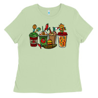 Mexican Coffee Cups Mexico Ladies Tee | Teevron