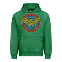 Emerald Wonder Woman Vintage Emblem Urban Hoodie - maiPhamDesign