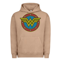 Pigment Burro Wonder Woman Vintage Emblem Urban Hoodie - maiPhamDesign