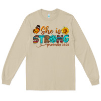 Mushroom she is strong Long Sleeve Tee - BundleAndBundleShop