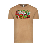 Vintage Camel christmas santa claus coffee cups Vintage Tee - OliviaCreatesArt