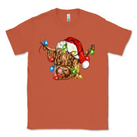 Copper christmas heifer cow Classic Tee - CowGirlArtShop