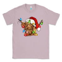 Lilac christmas heifer cow Classic Tee - CowGirlArtShop