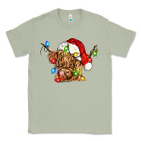Matcha christmas heifer cow Classic Tee - CowGirlArtShop
