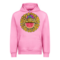 Fuchsia Pink hello summer Urban Hoodie - JahusDesignShop