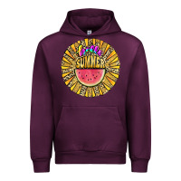 Mauve Wine hello summer Urban Hoodie - JahusDesignShop