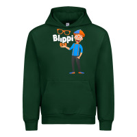 Forest Green Kids Cartoon Blippis funny Urban Hoodie - maiPhamDesign