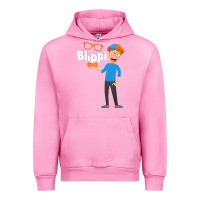 Fuchsia Pink Kids Cartoon Blippis funny Urban Hoodie - maiPhamDesign