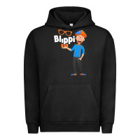 Pigment Black Kids Cartoon Blippis funny Urban Hoodie - maiPhamDesign