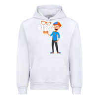 White Kids Cartoon Blippis funny Urban Hoodie - maiPhamDesign